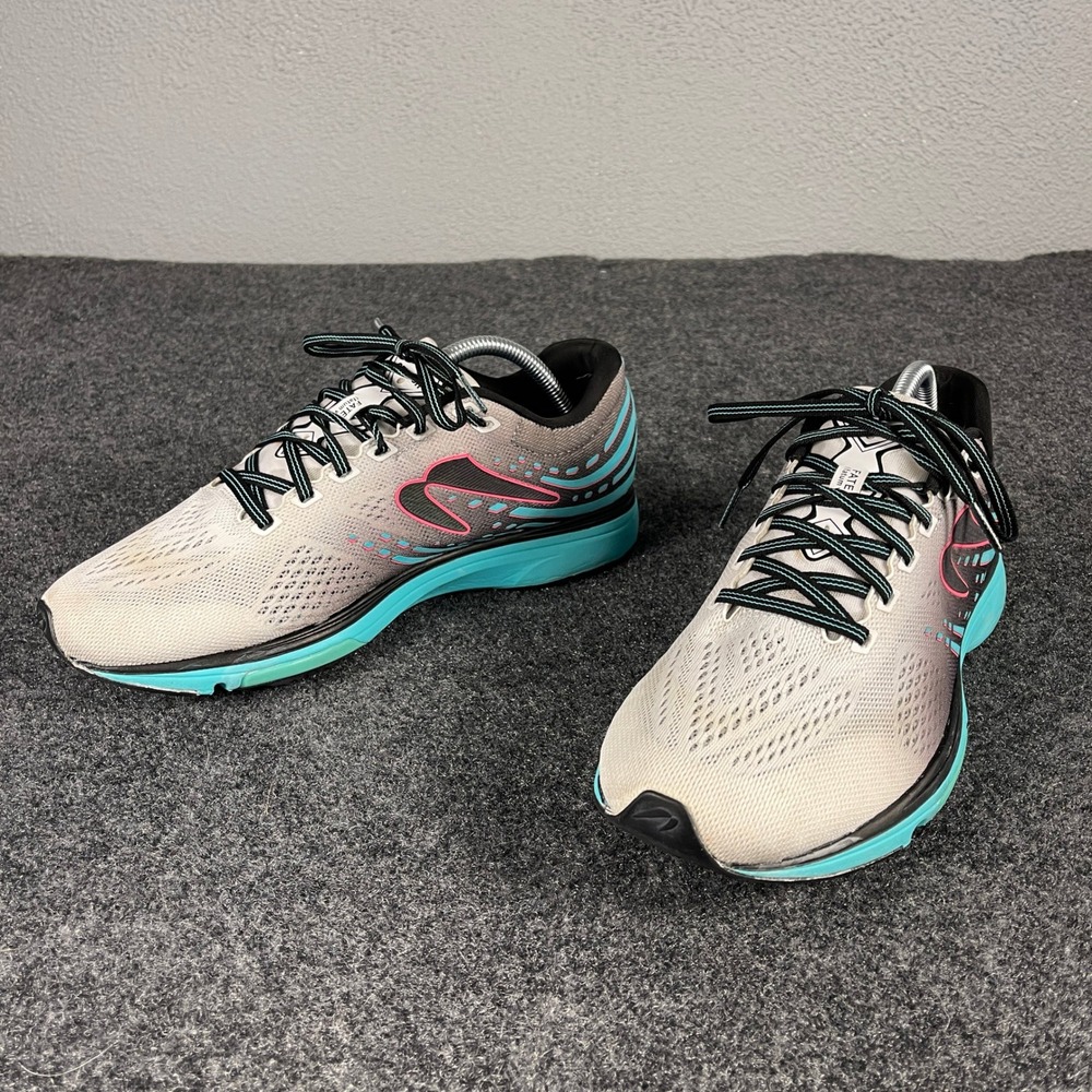 Newton Fate 4 Women's Running Shoes Size 11.5 Gray Teal Pink Road Trainer